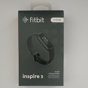 NEW IN BOX Fitbit Inspire 3 Midnight Zen Black Electronic Wearable UNOPENED